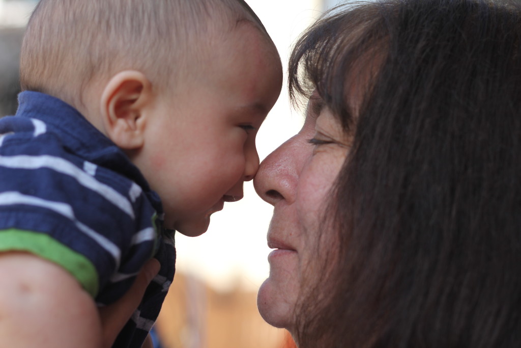 Love this one of my mom & Asher