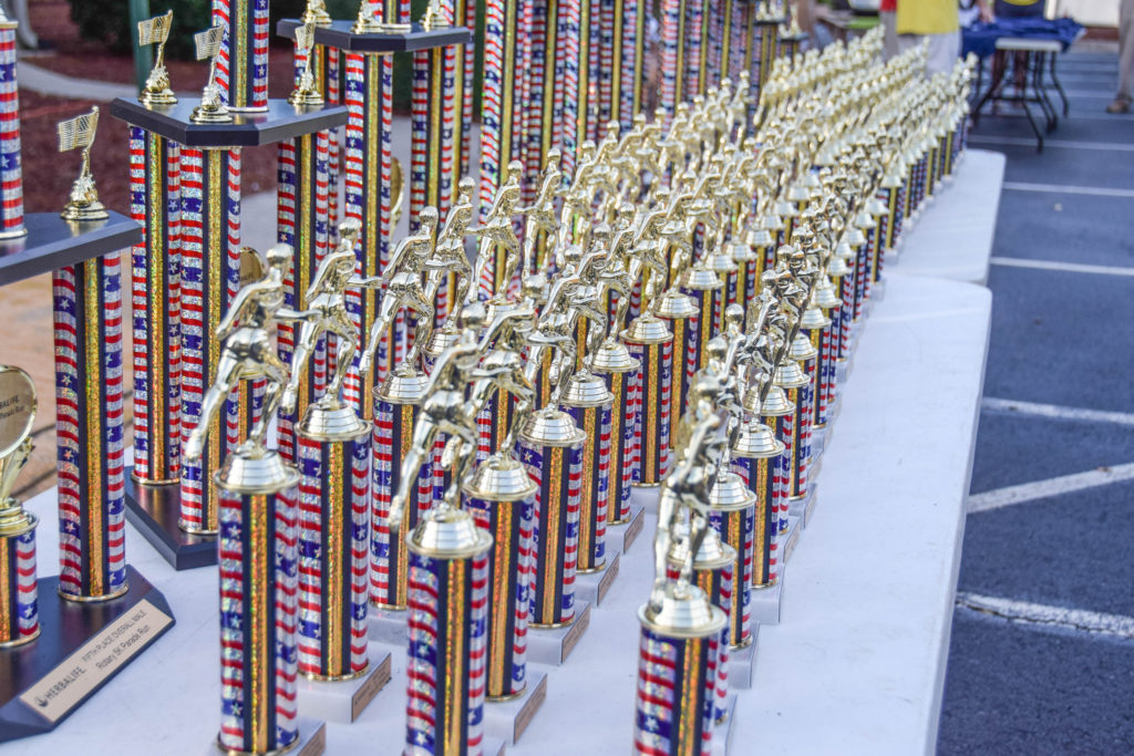 Trophies! Photo by Keith Hall.